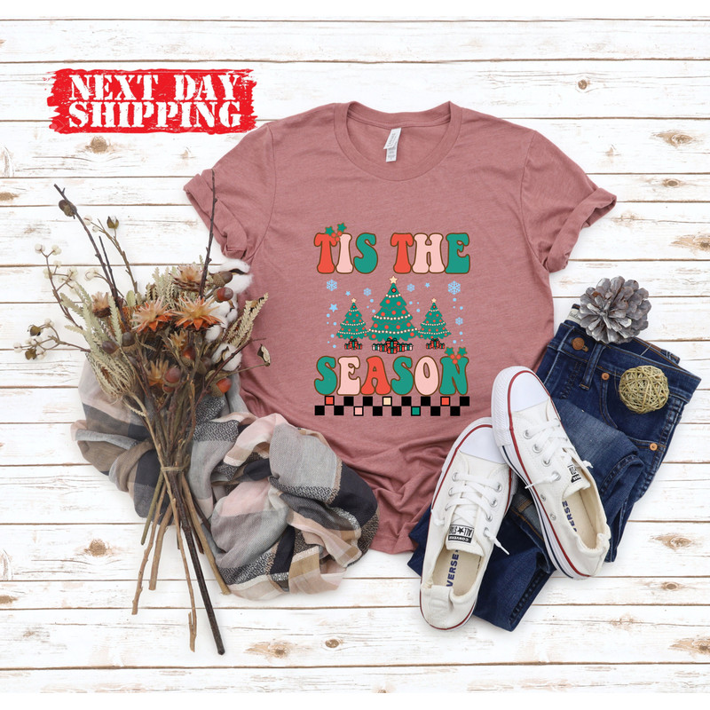 Tis The Season Shirt,Tis The Season Tree Christmas Shirt,Merry Christmas Shirt,,Christmas Tee,Christmas Tshirt, Cute Christmas Sweatshirt - 4.jpg