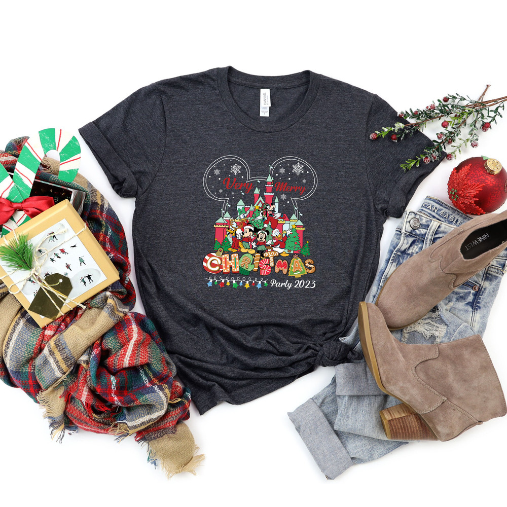 Very Merry Christmas Party 2023 Disney Shirt,Disney Funny Party Tee,Disney Christmas Sweatshirt,Disney Character Christmas Tee,Disney Family - 2.jpg