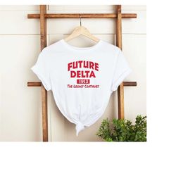 Future Delta Sigma Theta Shirt, Delta Sigma Theta Youth Tee, Future Delta Kids Tee, Sorority kids apparel, Sorority gift