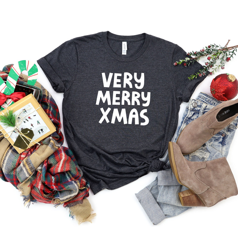 Very Merry Xmas Shirt,Christmas 2023 Tee,Christmas Gift,Matching Family Christmas Shirt,New Year Shirt,Merry Xmas,Christmas Family Shirt - 2.jpg