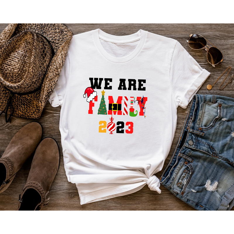 We Are Family 2023 Christmas Shirt,Matching Family Christmas Shirts,Matching Christmas 2023 Shirts,Matching Xmas Tees,Christmas Party Shirt - 4.jpg