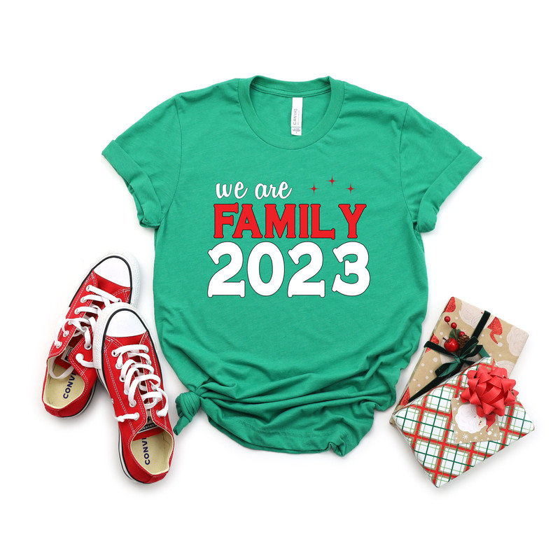 We Are Family 2023 Family Christmas Shirt,Matching Family Christmas Shirts,We Are Family Christmas Party Shirt,Family Group Christmas Tshirt - 7.jpg