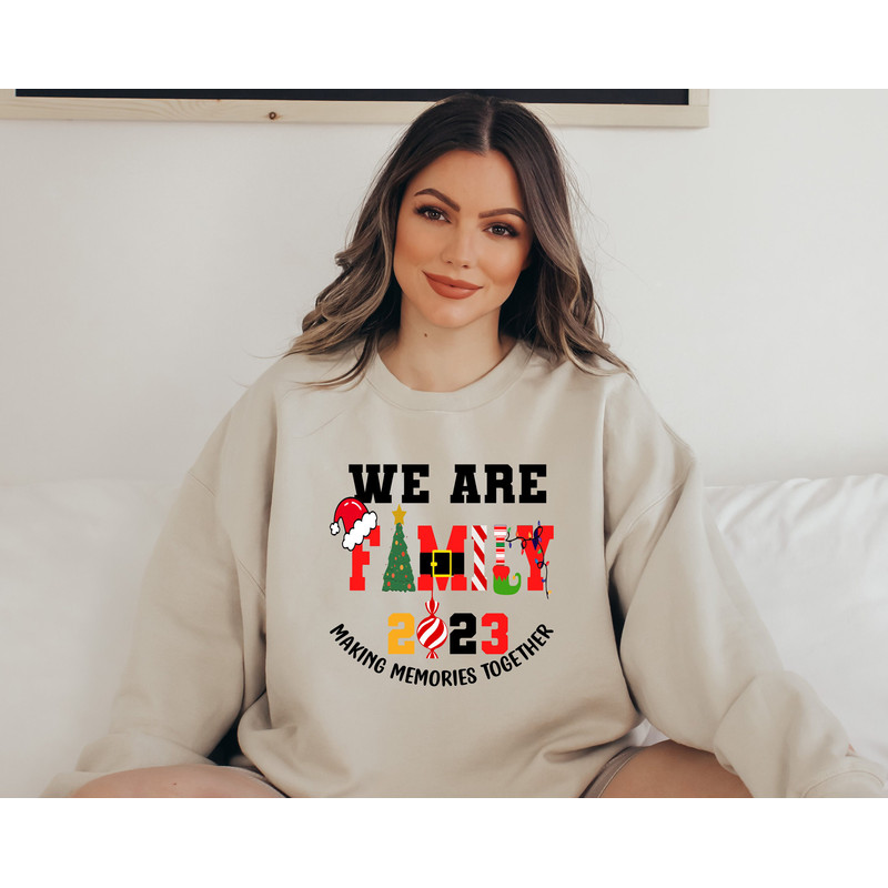 We Are Family 2023 Making Memories Together Christmas Shirt,Custom We Are Family 2023 Tshirt,Making Memories Family Christmas Tee,Family Tee - 3.jpg