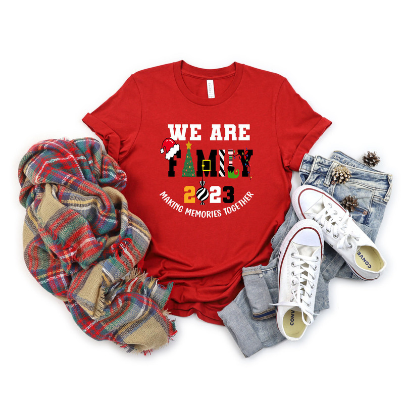 We Are Family 2023 Making Memories Together Christmas Shirt,Custom We Are Family 2023 Tshirt,Making Memories Family Christmas Tee,Family Tee - 5.jpg