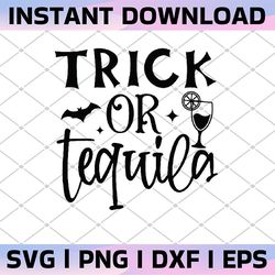 trick or tequila svg ,halloween shirt svg ,funny halloween quote svg ,tequila lover svg cut file,  ,bats svg ,tequila gl