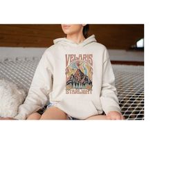 velaris starlight hoodie, acotar velaris hoodie, acotar starlight hoodie, retro velaris hoodie, night court sweatshirt,