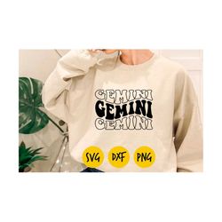 gemini svg, gemini retro vintage svg, dxf, png, astrology, zodiac svg, gemini rainbow, sun, rising, moon,gemini groovy,