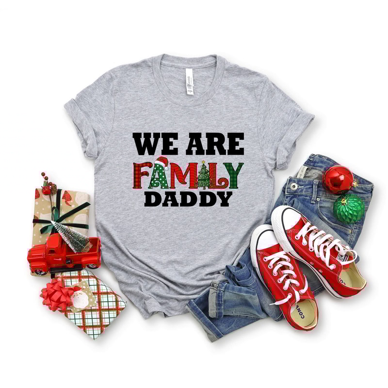We Are Family Christmas Shirt,Custom We Are Family Christmas Shirts,Custom Family Matching Christmas Tshirt,Family Group Christmas Tee Gifts - 3.jpg