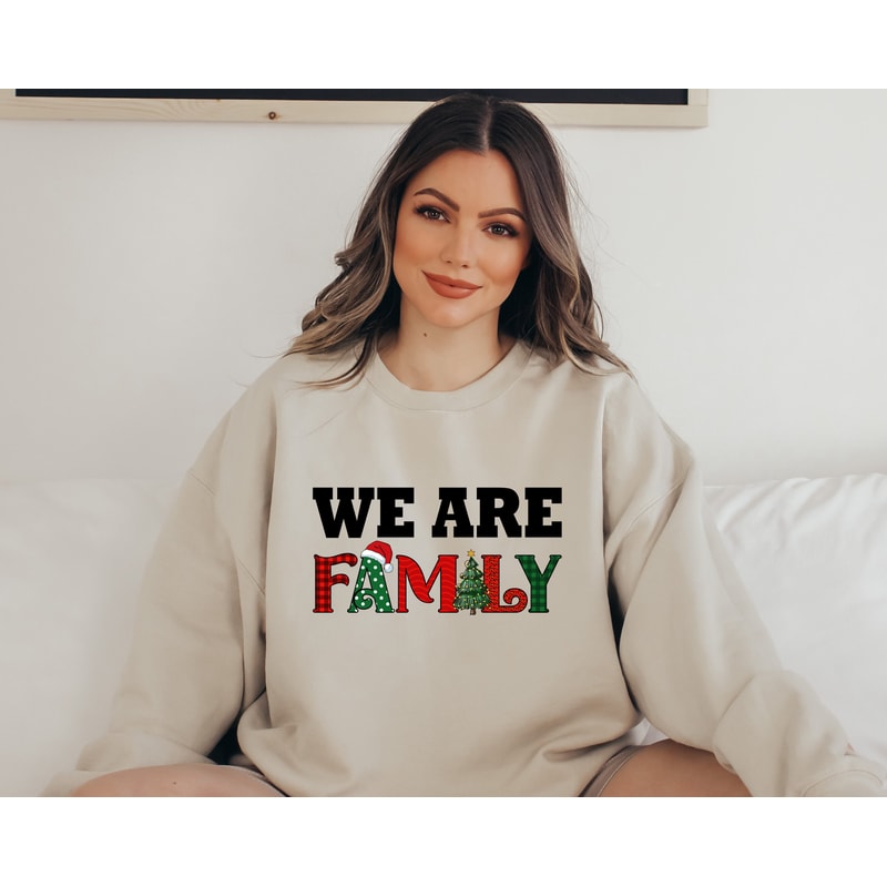 We Are Family Christmas Shirt,Custom We Are Family Christmas Shirts,Custom Family Matching Christmas Tshirt,Family Group Christmas Tee Gifts - 4.jpg