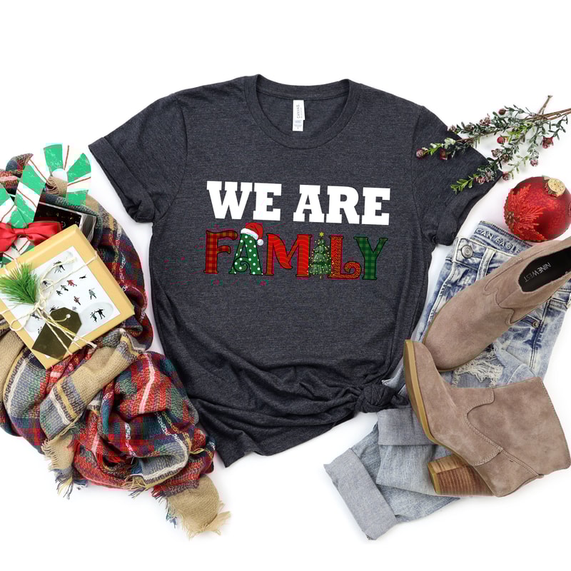 We Are Family Christmas Shirt,Custom We Are Family Christmas Shirts,Custom Family Matching Christmas Tshirt,Family Group Christmas Tee Gifts - 5.jpg