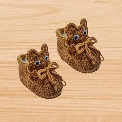 Crochet baby bootie pdf pattern