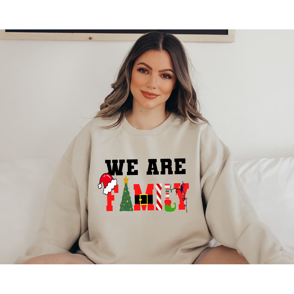 We Are Family Christmas Shirt,Family Christmas Shirt,Personalized We Are Family Christmas,Matching Christmas 2023 Shirts,Christmas Party Tee - 7.jpg