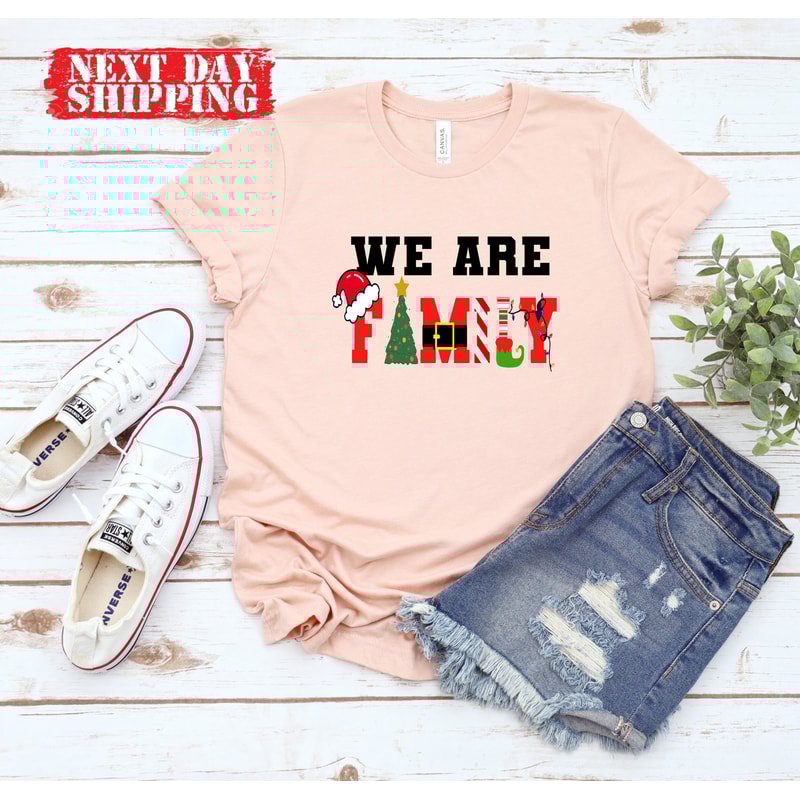 We Are Family Christmas Shirt,Matching Family Christmas Shirts,Matching Christmas 2023 Shirts,Matching Xmas Tees,Christmas Party Shirt - 6.jpg
