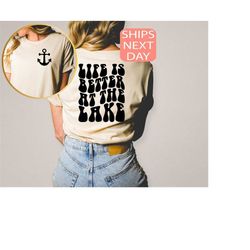 lake life shirt, lake shirt, gift for travel lover, gift for adventurer, wildlife shirts, vacation shirts, gift for her,