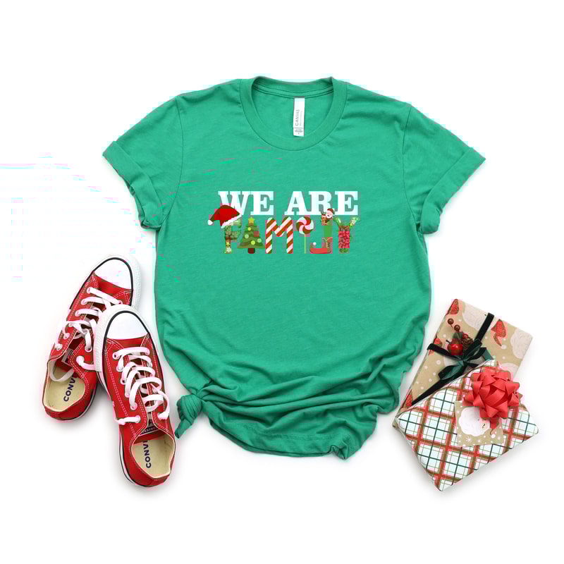 We Are Family Christmas Shirt,Matching Family Christmas Shirts,We Are Family Shirt,We Are FAmily Custom Shirt,Family Party Tshirt - 5.jpg