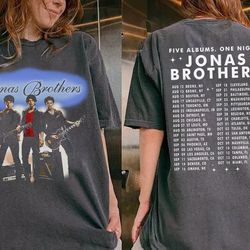 jonas brothers tour 2023 shirt, jonas brothers five albums one night tour shirt, jonas brothers tour merch 2023, jonas b