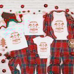 welcome winter christmas family shirt, welcome winter wonderland family shirt, personalized christmas family t-shirt, c