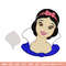 Snow white embroidery design, Disney embroidery, Emb design, Embroidery shirt, Embroidery file, Digital download.jpg