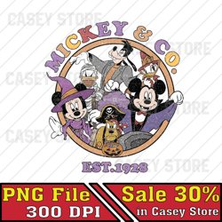 Mouse Est 1928 Halloween PNG, Halloween Party Png, Retro Scary Halloween Png, Spooky Halloween Png, Trending Png Digital