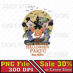 Magic Kingdom Halloween PNG, Halloween Party Png, Retro Scary Halloween Png, Spooky Halloween Png, Trending Png Digital