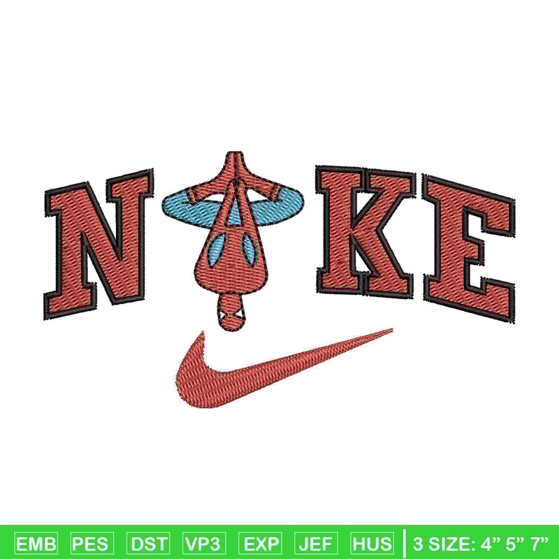 Spiderman nike embroidery design, Spiderman embroidery, Nike design, Embroidery shirt, Embroidery file, Digital download.jpg