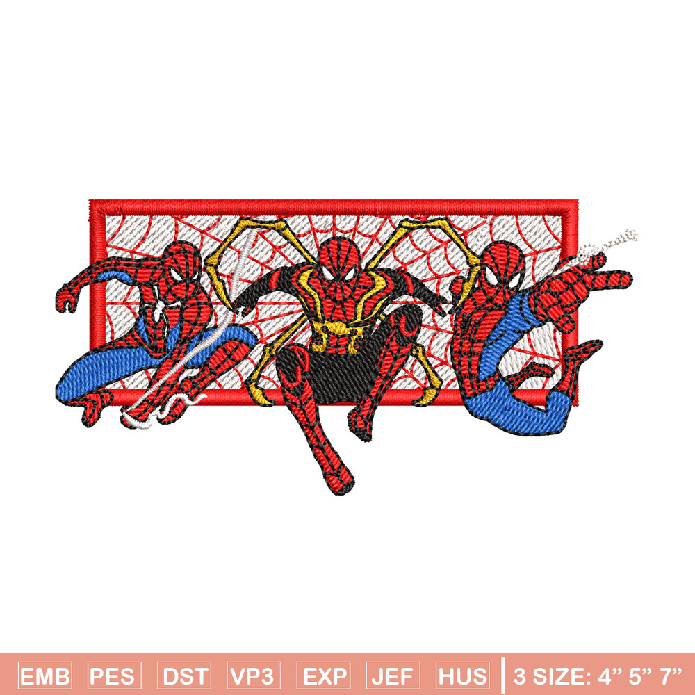 Spiderman form embroidery design,Spiderman embroidery, Embroidery shirt, Embroidery file, Anime design, Digital download.jpg