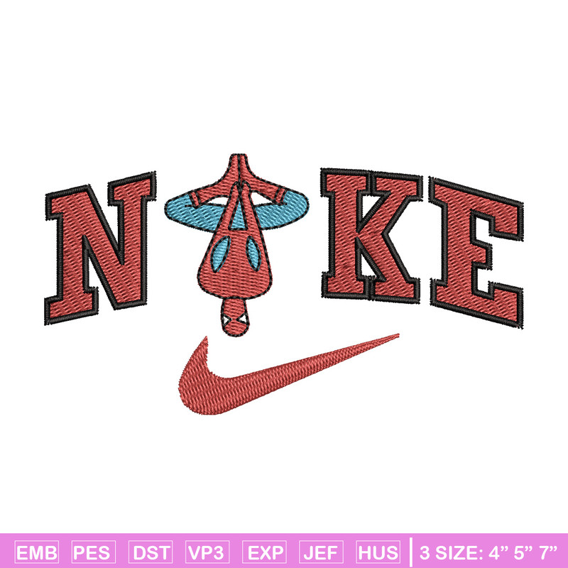 Spiderman nike embroidery design, Spiderman embroidery, Nike design, Embroidery shirt, Embroidery file, Digital download.jpg