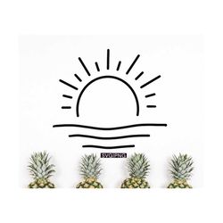 sun svg, sun clipart, sunshine svg, summer svg, beach svg, sun vector, summer sun svg, sun cut file, sun cricut file, su