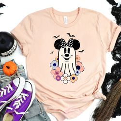 minnie ghost spooky season shirt, minnie boo halloween shirt, pumpkin minnie , disney spooky shirt, disney halloween shi