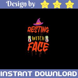 resting witch face svg, halloween svg, witch svg, witch shirt svg, halloween costume svg, cricut cut files, silhouette