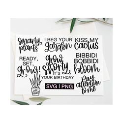 plant pun svg bundle, plant quotes svg, plant lover bundle svg, garden svg, plant pots svg, houseplant svg, plant cut fi