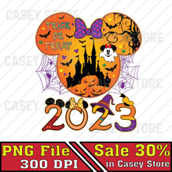Trick Or Treat Mouse Halloween 2023 PNG, Retro Scary Halloween Png, Halloween Party Png, Spooky Halloween Png, Trending