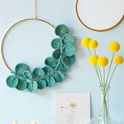 Eucalyptus Wreath Crochet pattern PDF