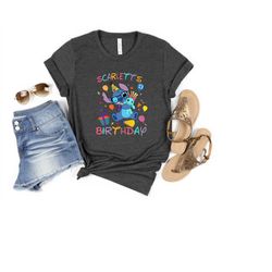 happy stitch it's my birthday kids shirt, disney stitch tee, stitch party shirt, disney birthday party, stitch birthday