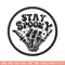 Stay spooky embroidery design, Spooky embroidery, Emb design, Embroidery shirt, Embroidery file, Digital download.jpg