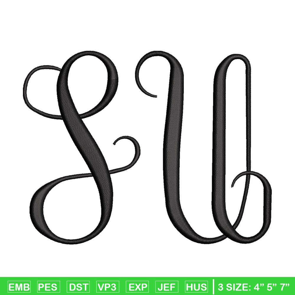 Su logo embroidery design, Logo embroidery, Emb design, Embroidery shirt, Embroidery file, Digital download.jpg