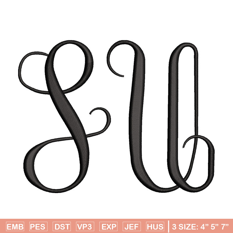 Su logo embroidery design, Logo embroidery, Emb design, Embroidery shirt, Embroidery file, Digital download.jpg