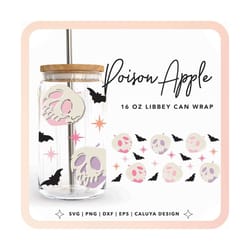 buy 5 get 30 off | 16oz libbey can wrap svg | poisoned apple svg | snow white svg | beer glass can wrap svg, sublimation