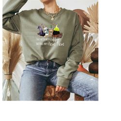 this witch needs coffee sweatshirt & hoodie, hocus pocus sweatshirt, witch sweatshirt, funny halloween sweatshirt, sande