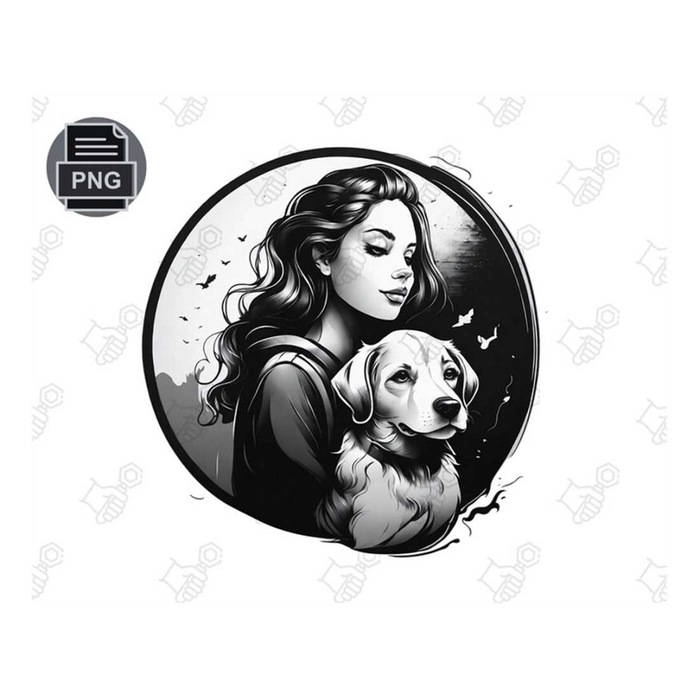 MR-12102023162612-tender-woman-dog-portrait-heartwarming-pet-lover-gift-image-1.jpg