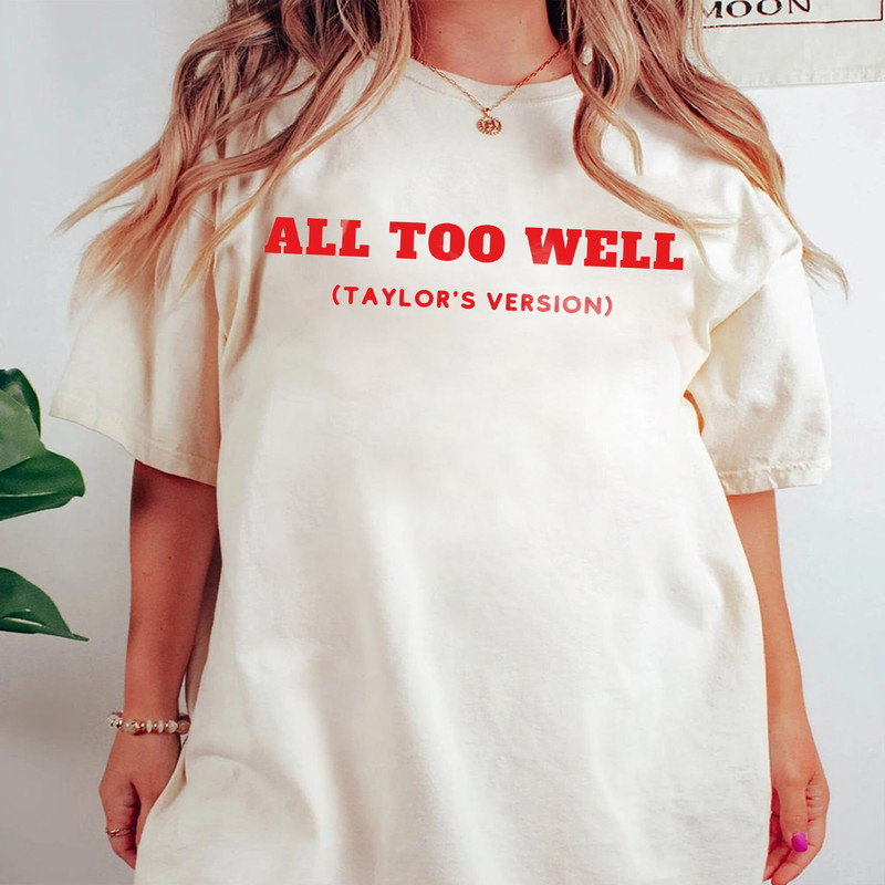 All Too Well Sweatshirt Two Side Printed, Taylor Vintage Shirt Taylor's Version T-Shirt, Taylor Merch, Swiftie Merch, Gift For Fan - 1.jpg