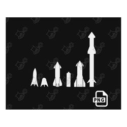 elegant starship design png | elon musk fan art | easy to use transparent background | space x | high quality 300dpi