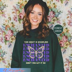 enchanted butterfly - swift shirt, the eras tour shirt, midnights concert shirt, swiftie merch