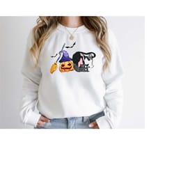 black cats & pumpkins sweat, halloween gift, black cat sweat, cat lovers, night sweat, cat murder halloween hoodie, funn