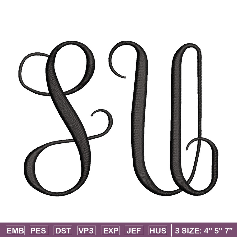 Su logo embroidery design, Logo embroidery, Emb design, Embroidery shirt, Embroidery file, Digital download.jpg