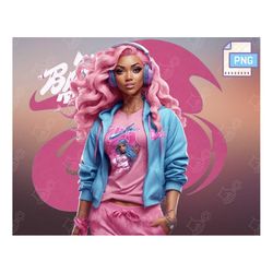 vintage barbie png - sublimation design, clipart - instant download, pink doll png, girl png, sticker clipart - png file