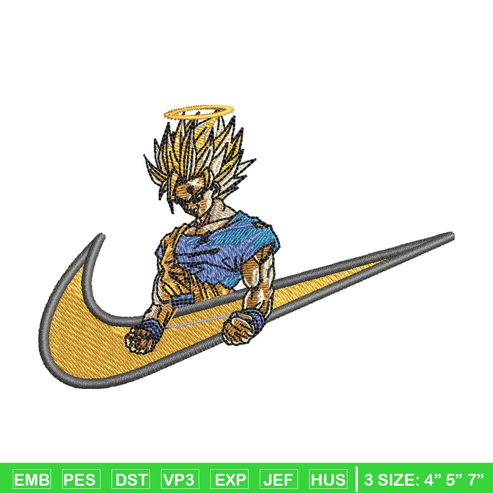 Swoosh songoku embroidery design, Dragonball embroidery, Nike design,Embroidery file, Embroidery shirt, Digital download.jpg
