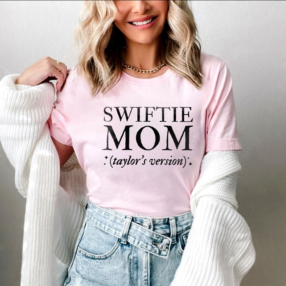 Swiftie Mom Shirt, Swiftie Moms Club, Mom Swiftie Concert , Mothers Day Gift, Swifty Mom Tshirt, Eras Tour Shirt, Swift Mom, Best Friend - 3.jpg