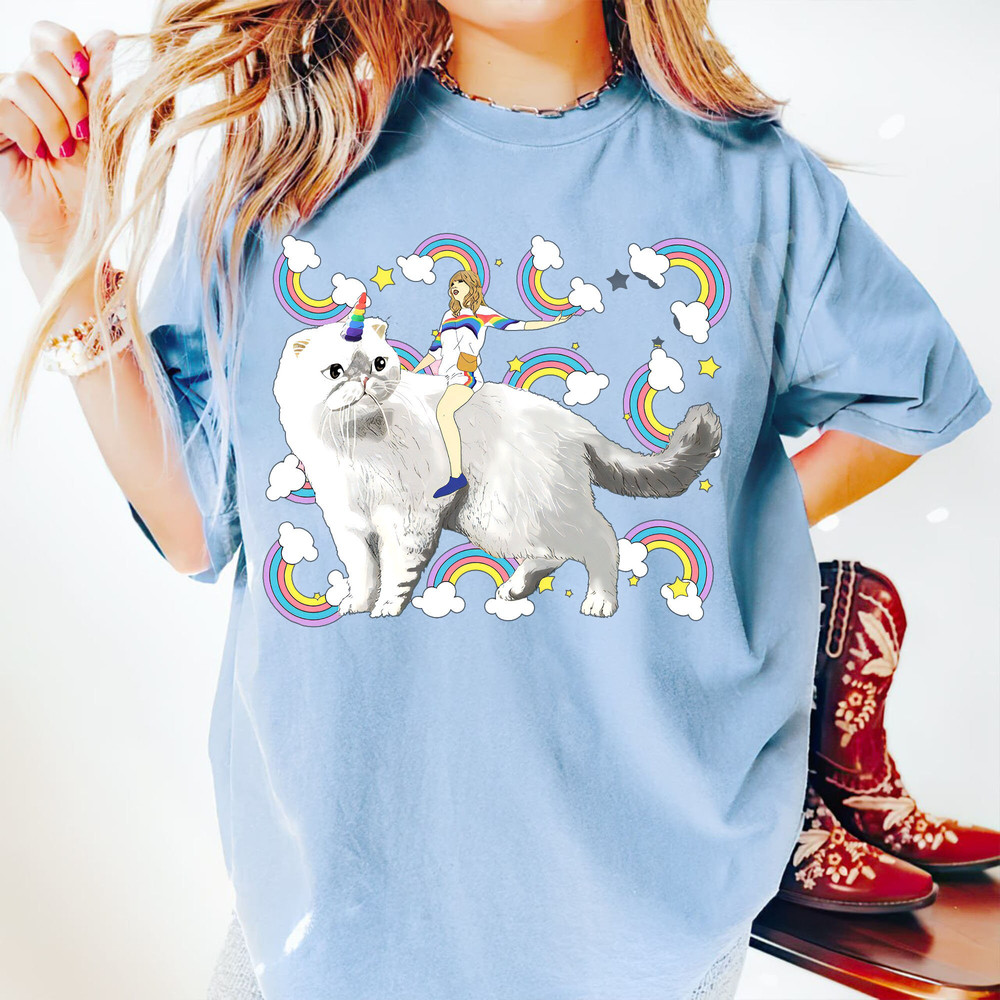 Swiftie Tee, Ladies t-shirts clothing graphic T-shirts mother's day gifts birthday gifts Unicorn T-shirt - 2.jpg