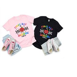 first day of school shirt, back to school tee, cute school shirt, kids school sweatshirt, cute kids gift, trendy school